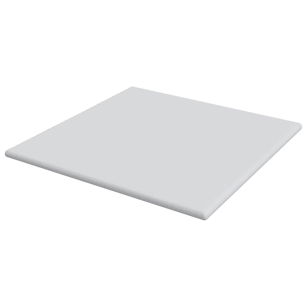 Topper per materasso Bianco 200 x 200 cm Tessuto Jacquard
