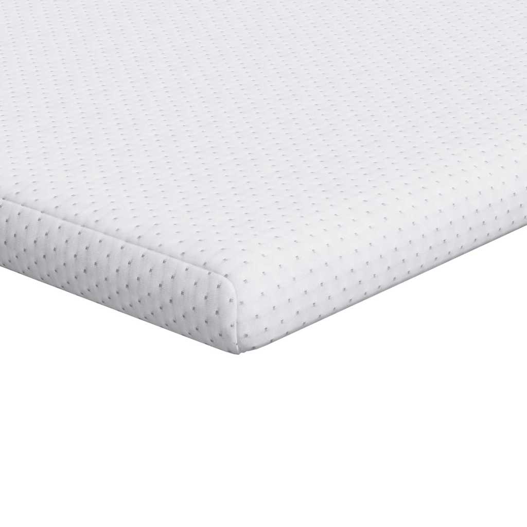 Topper per materasso Bianco 90 x 200 cm Tessuto Jacquard