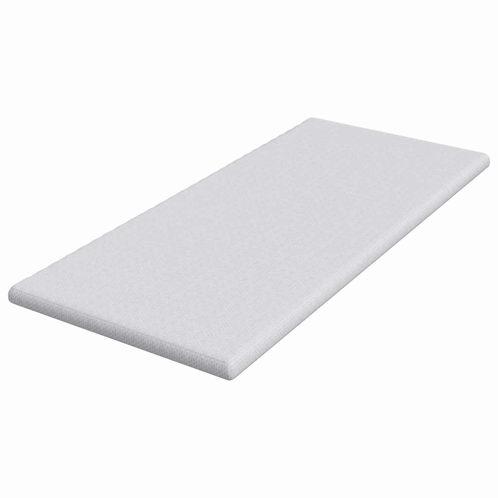 Topper per materasso Bianco 90 x 200 cm Tessuto Jacquard