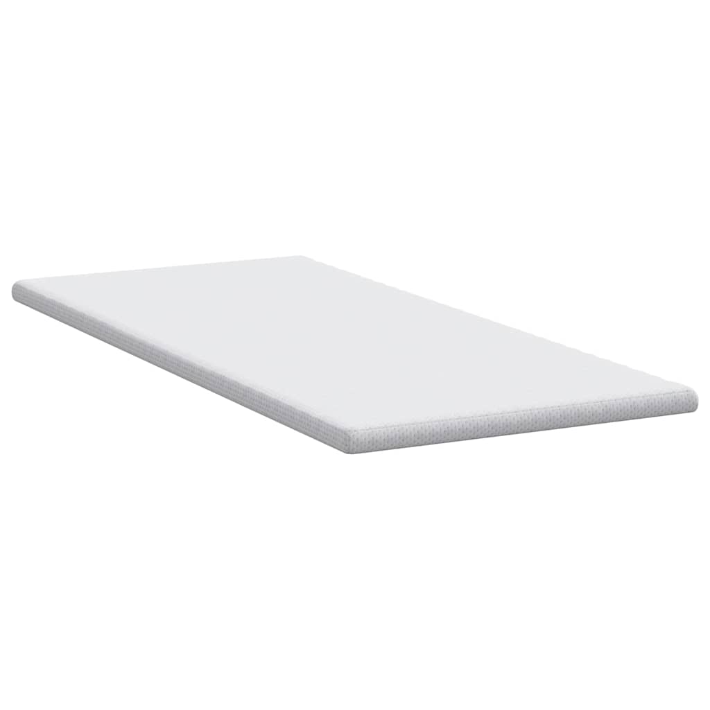 Topper per materasso Bianco 90 x 200 cm Tessuto Jacquard