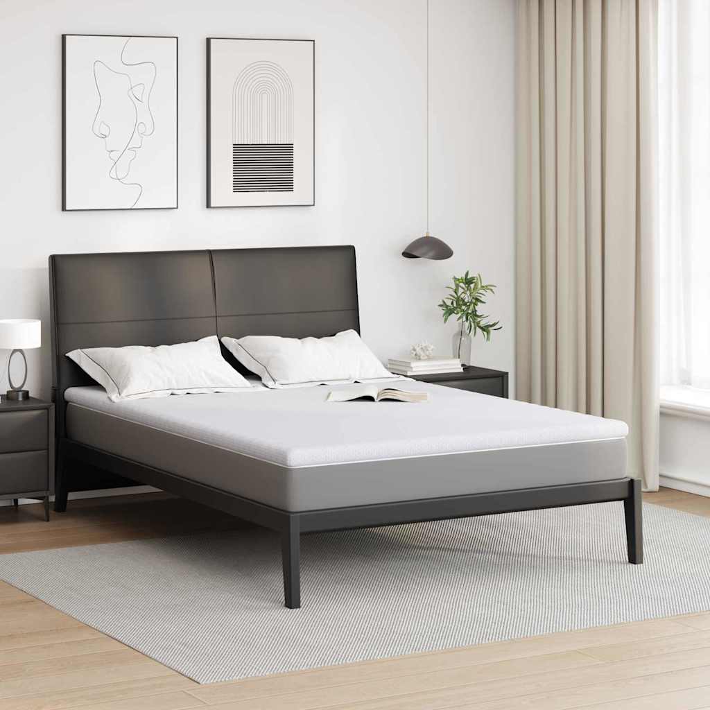 Topper per materasso Bianco 140 x 190 cm Tessuto Jacquard
