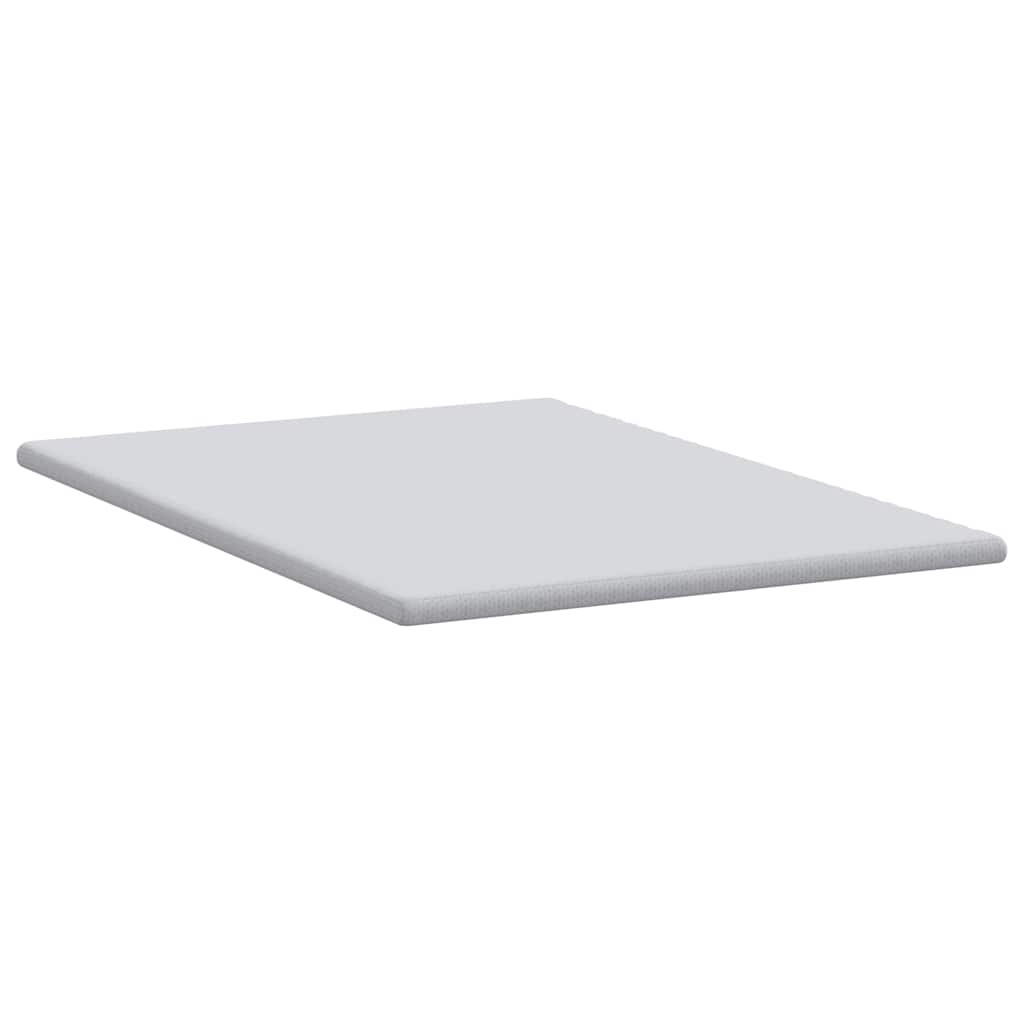 Topper per materasso Bianco 140 x 190 cm Tessuto Jacquard