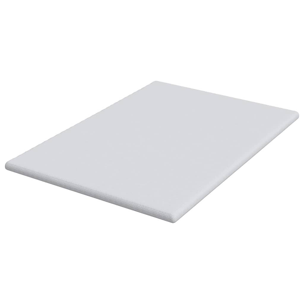 Topper per materasso Bianco 160 x 200 cm Tessuto Jacquard