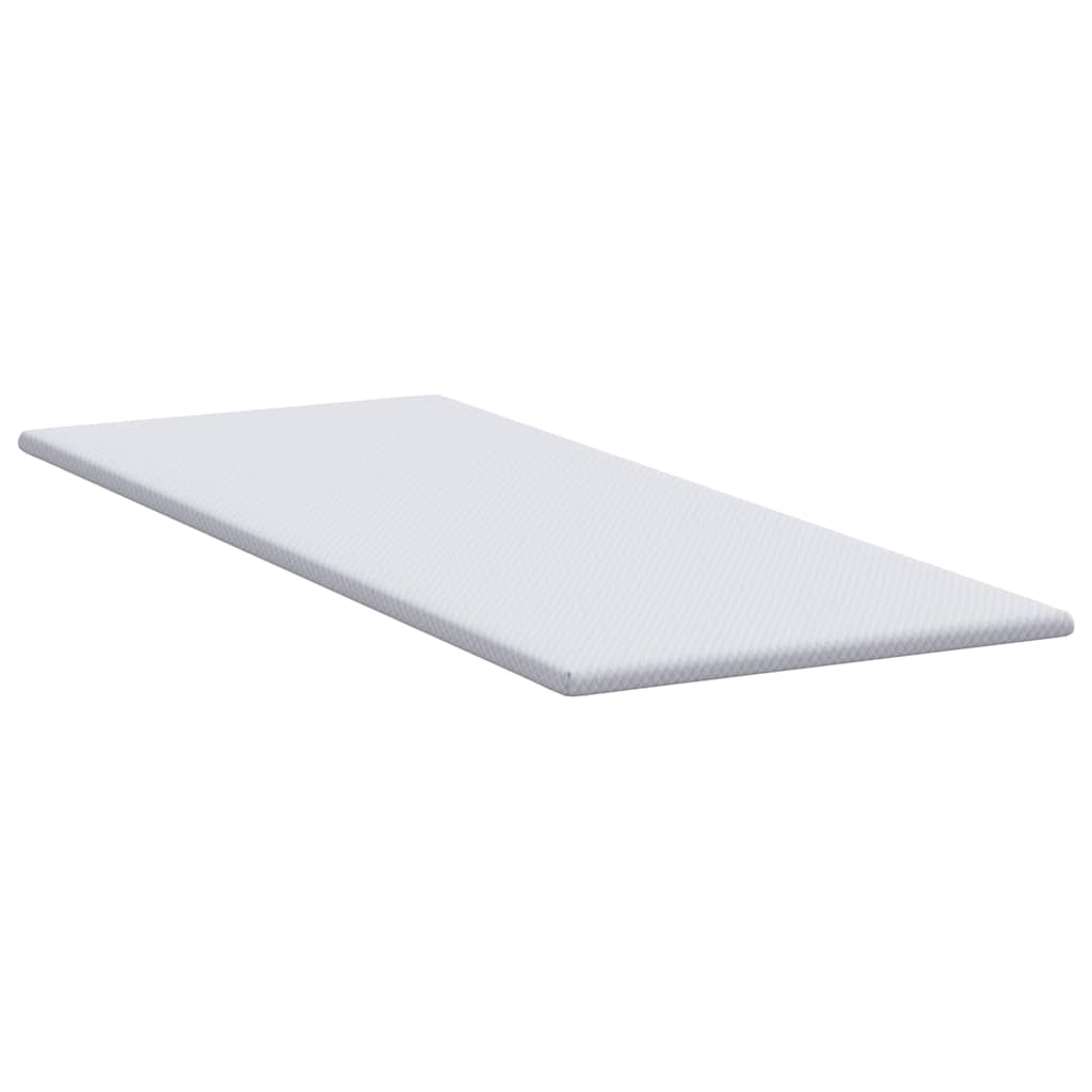 Topper in schiuma memory 80 x 200 cm Thick Morbido Bianco