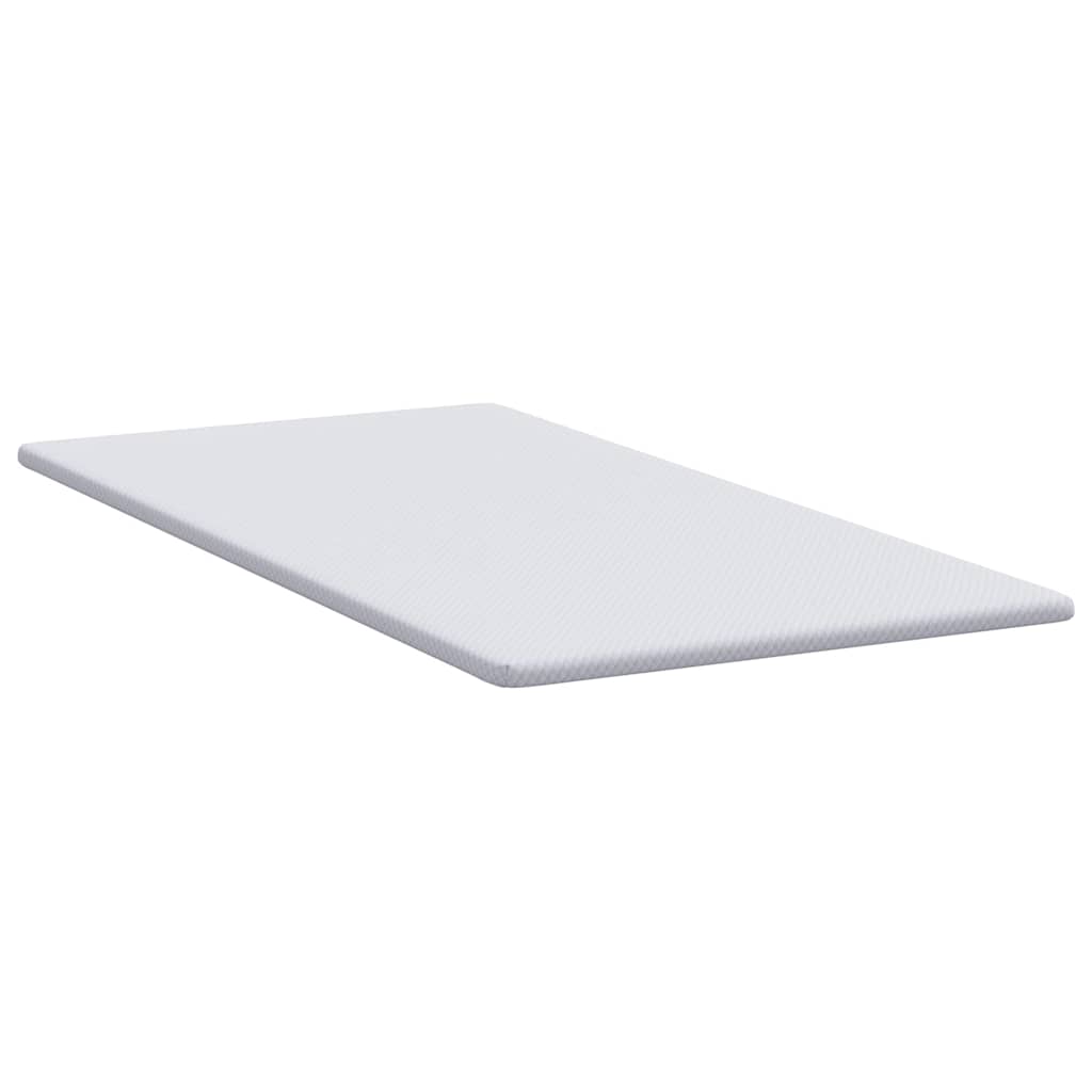 Topper in schiuma memory 120 x 200 cm Thick Morbido Bianco