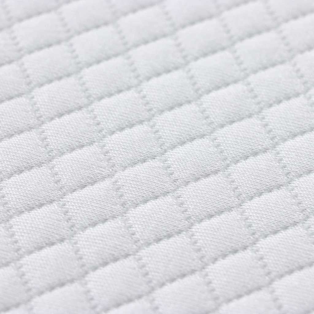 Topper in schiuma memory 120 x 200 cm Thick Morbido Bianco