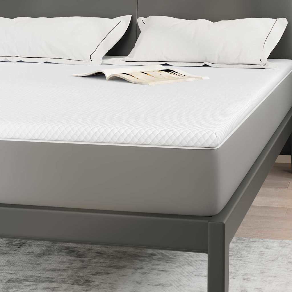 Topper in schiuma memory 140 x 200 cm Thick Morbido Bianco