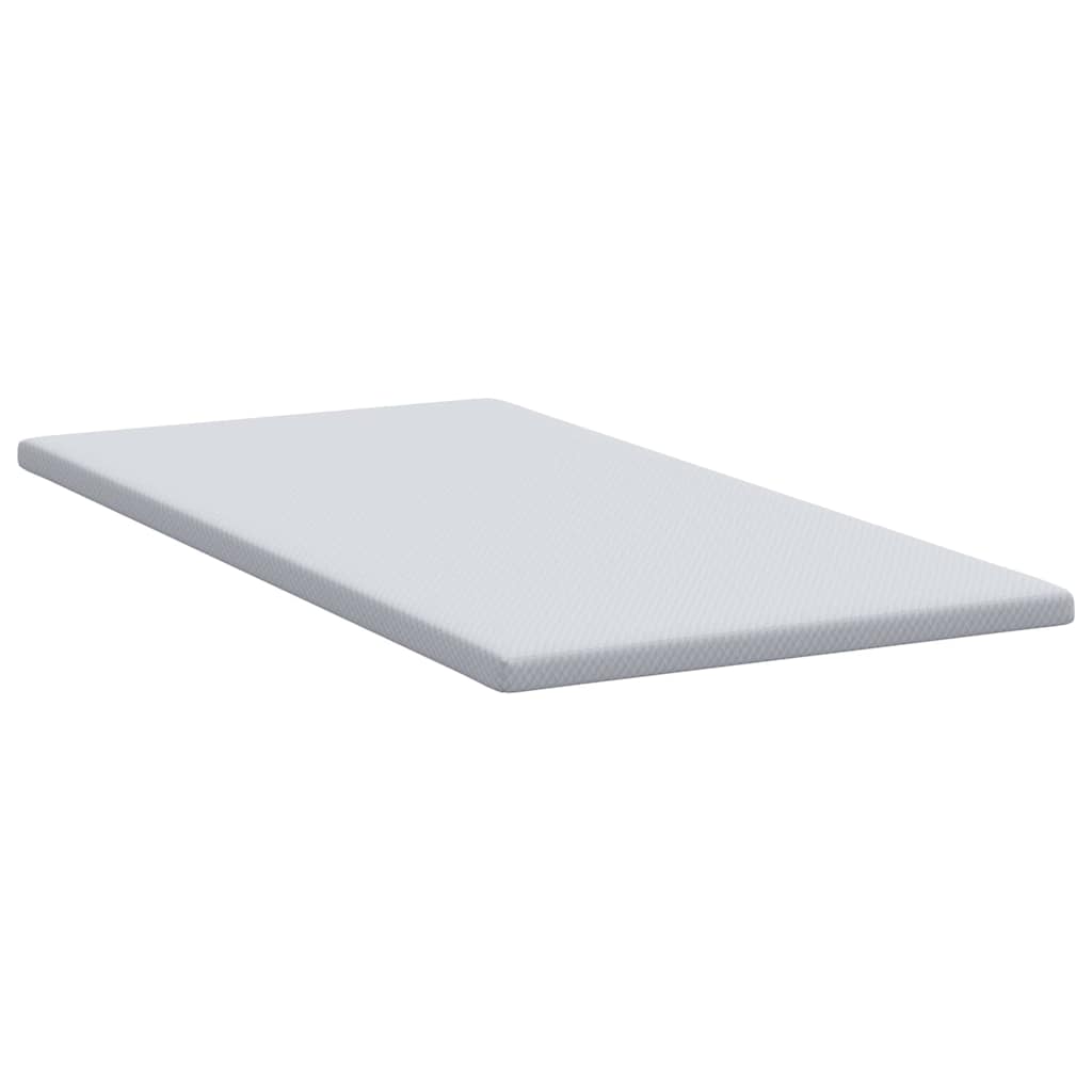 Topper in schiuma memory 90 x 200 cm Thick Morbido Bianco