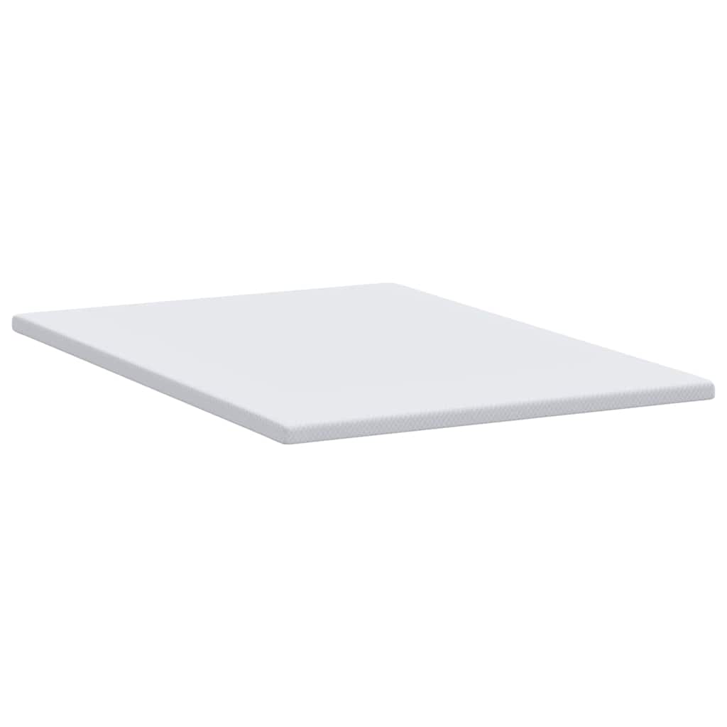 Topper in schiuma memory 140 x 190 cm Thick Morbido Bianco