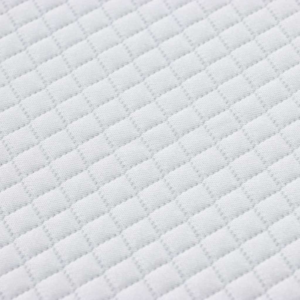 Topper in schiuma memory 140 x 200 cm Thick Morbido Bianco