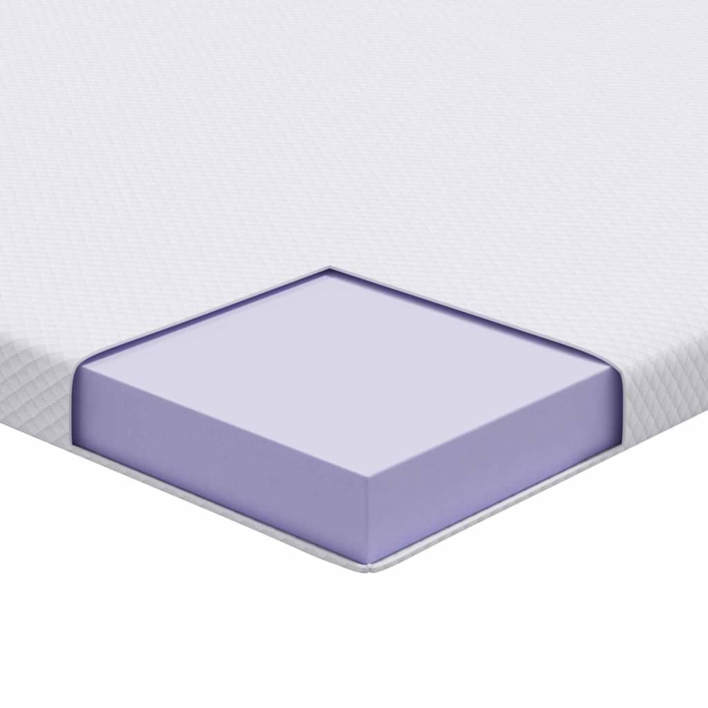 Topper in schiuma memory 80 x 200 cm Thick Morbido Bianco