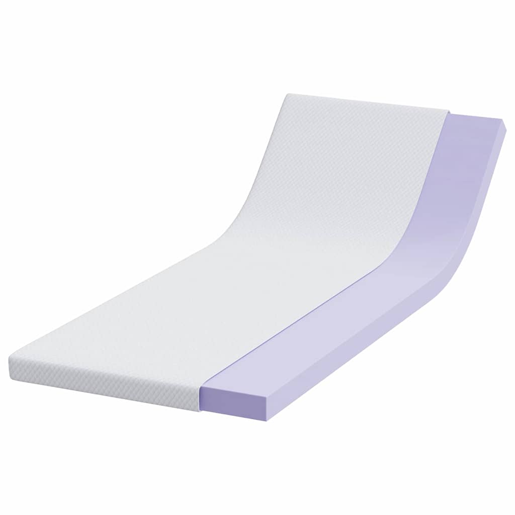 Topper in schiuma memory 80 x 200 cm Thick Morbido Bianco