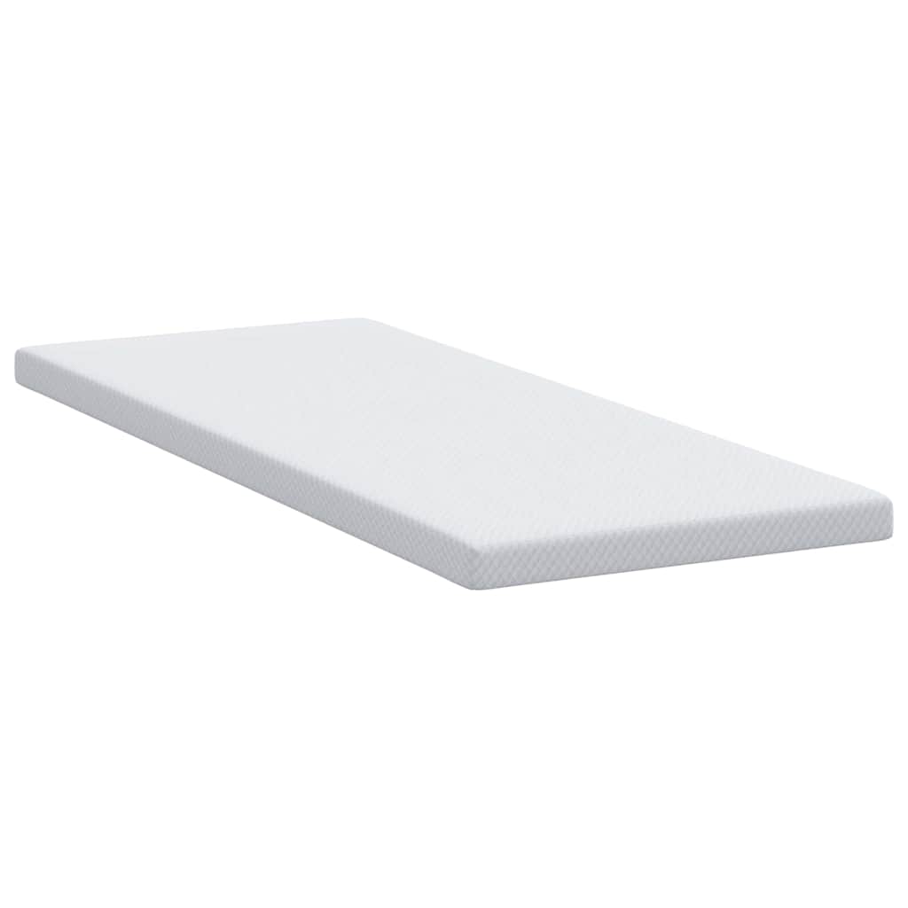 Topper in schiuma memory 80 x 200 cm Thick Morbido Bianco