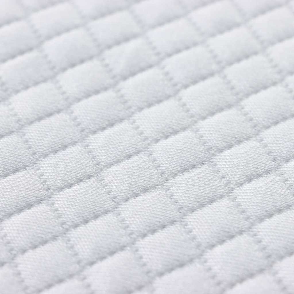 Topper in schiuma memory 80 x 200 cm Thick Morbido Bianco