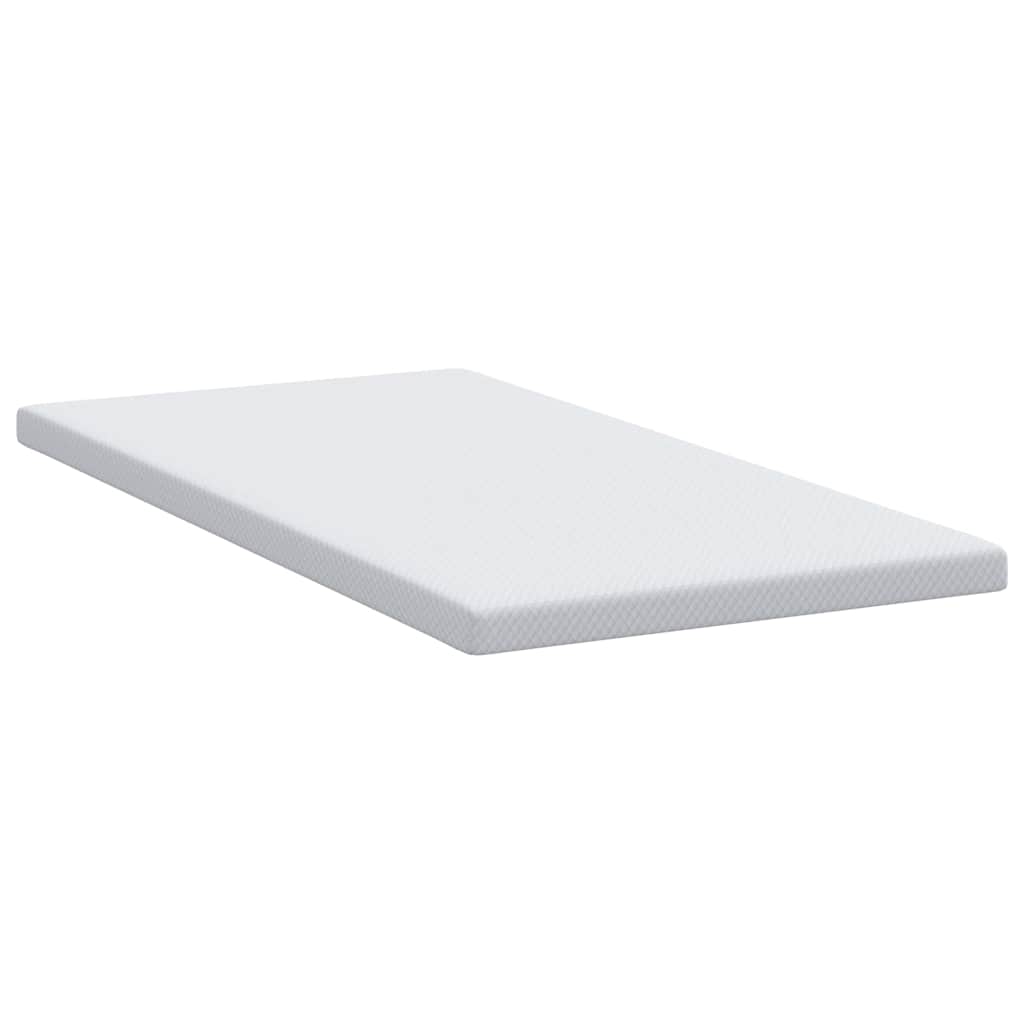 Topper in schiuma memory 90 x 200 cm Thick Morbido Bianco