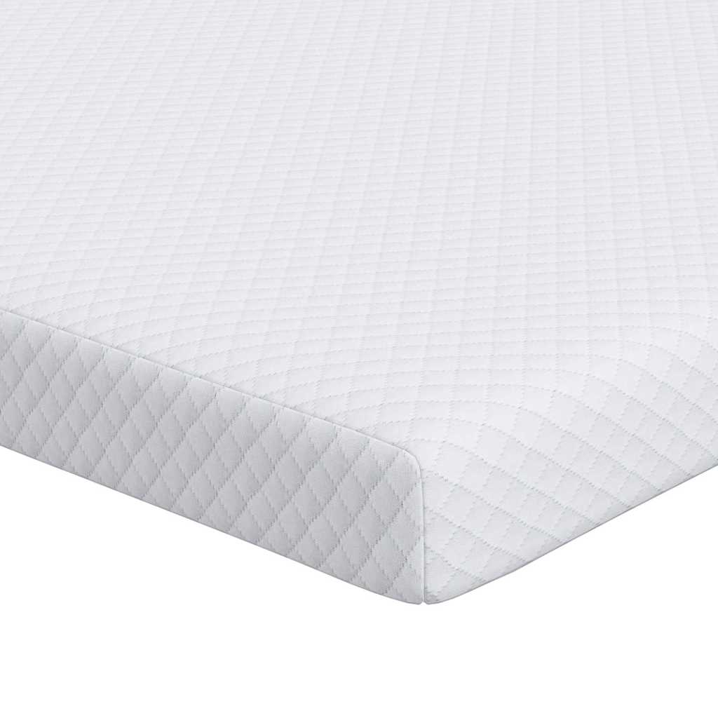 Topper in schiuma memory 160 x 200 cm Thick Morbido Bianco