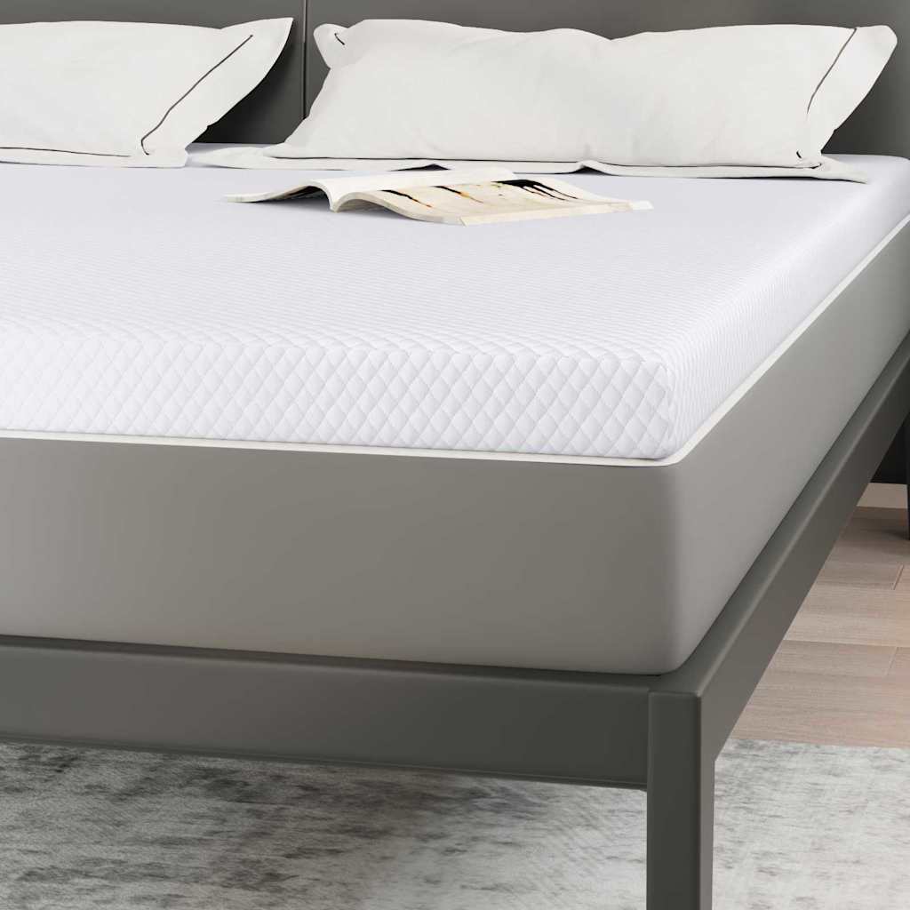 Topper in schiuma memory 180 x 200 cm Thick Morbido Bianco