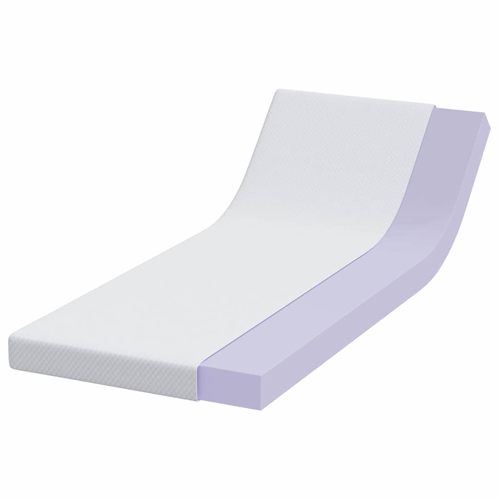 Topper in schiuma memory 80 x 200 cm Thick Morbido Bianco