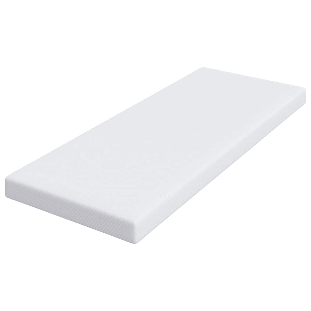 Topper in schiuma memory 80 x 200 cm Thick Morbido Bianco