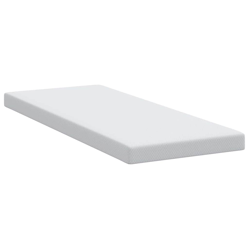 Topper in schiuma memory 80 x 200 cm Thick Morbido Bianco