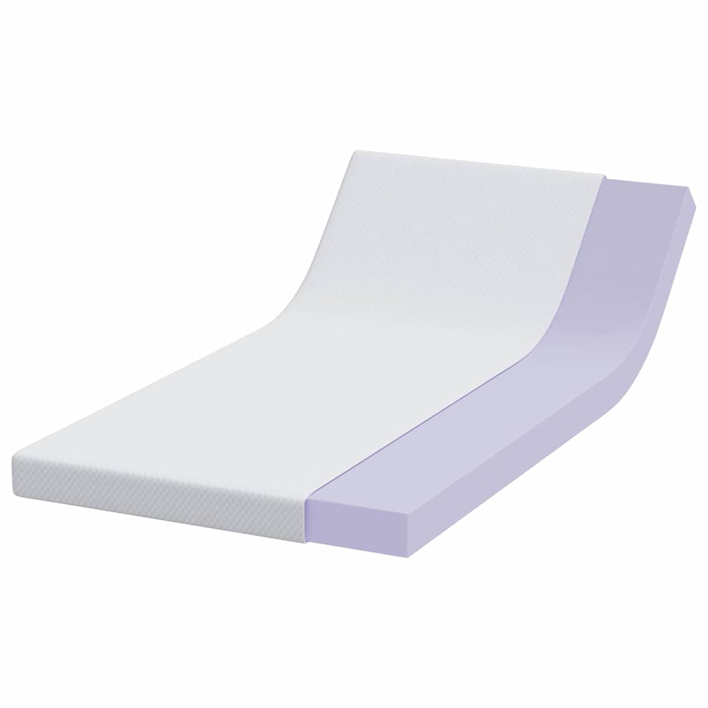 Topper in schiuma memory 90 x 190 cm Thick Morbido Bianco