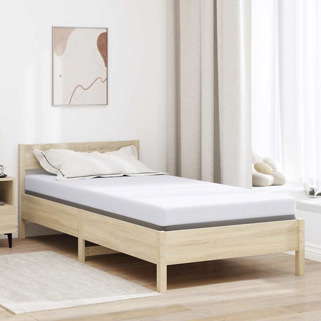 Topper in schiuma memory 90 x 200 cm Thick Morbido Bianco
