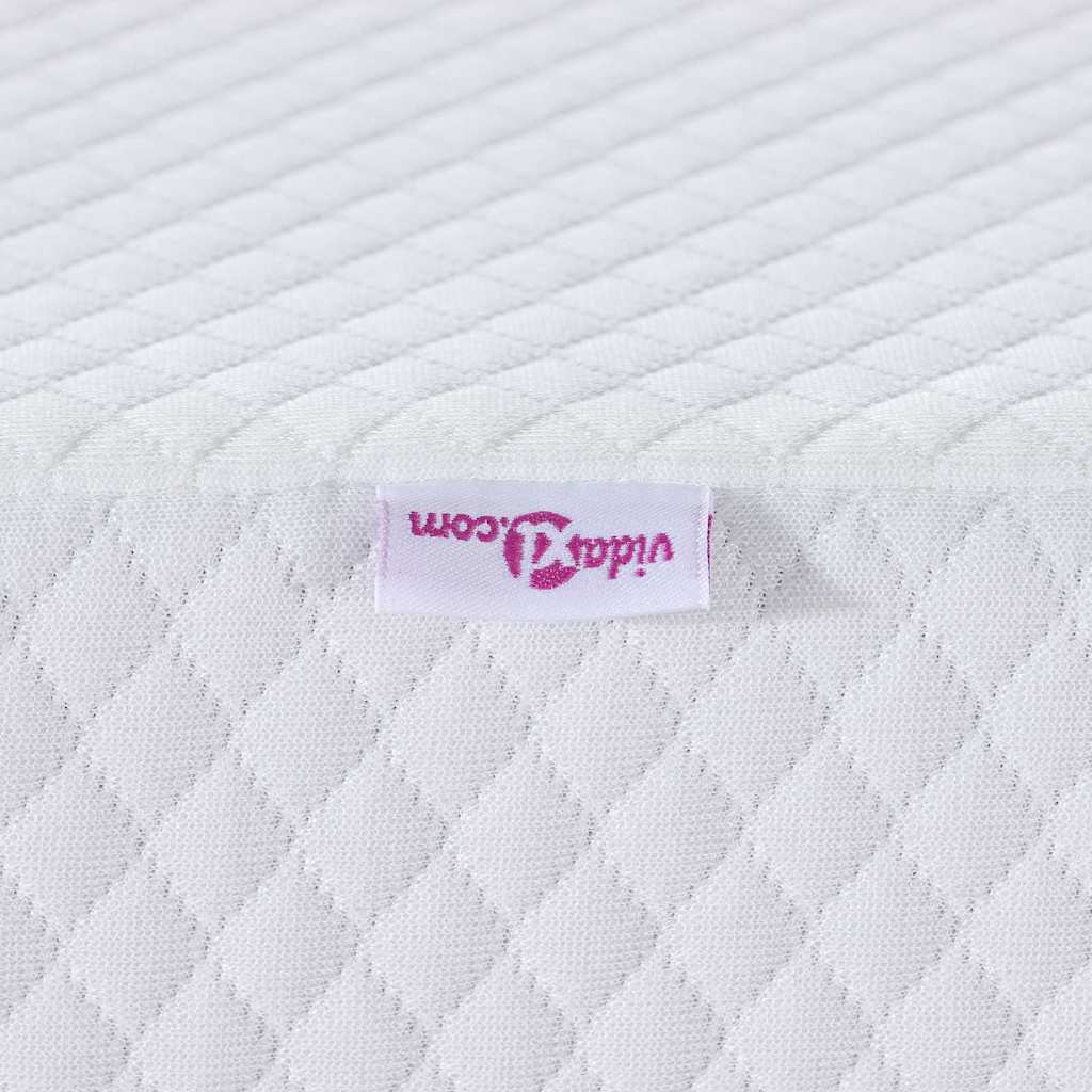 Topper in schiuma memory 90 x 200 cm Thick Morbido Bianco