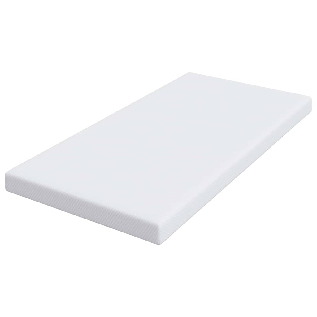Topper in schiuma memory 100 x 200 cm Thick Morbido Bianco