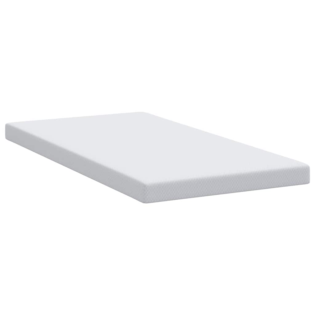 Topper in schiuma memory 100 x 200 cm Thick Morbido Bianco