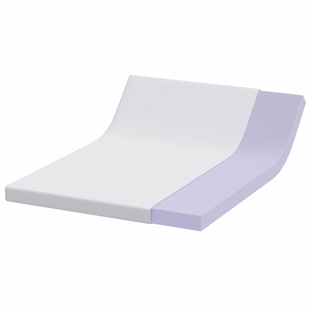 Topper in schiuma memory 140 x 200 cm Thick Morbido Bianco