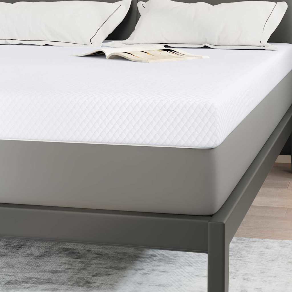 Topper in schiuma memory 140 x 200 cm Thick Morbido Bianco