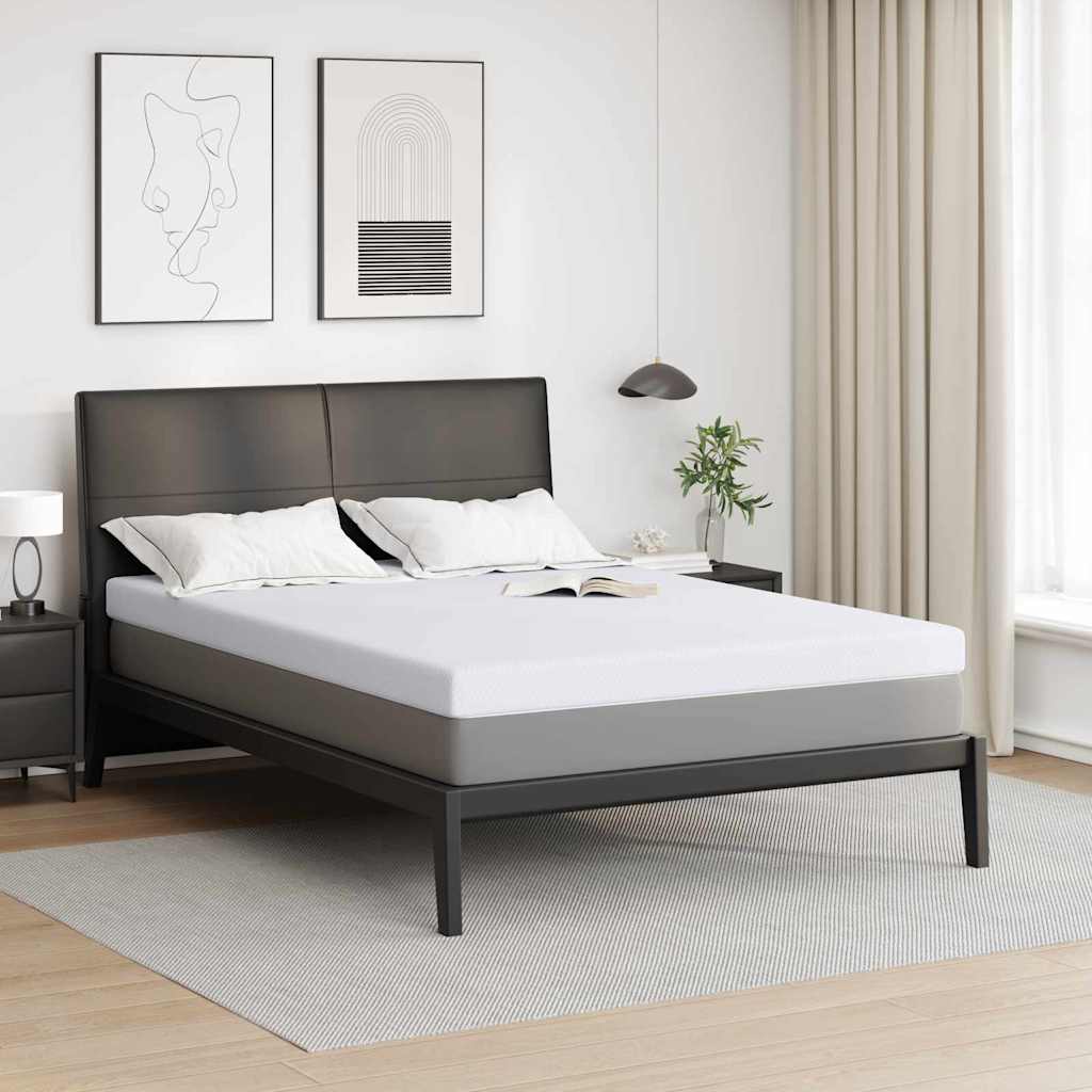 Topper in schiuma memory 160 x 200 cm Thick Morbido Bianco