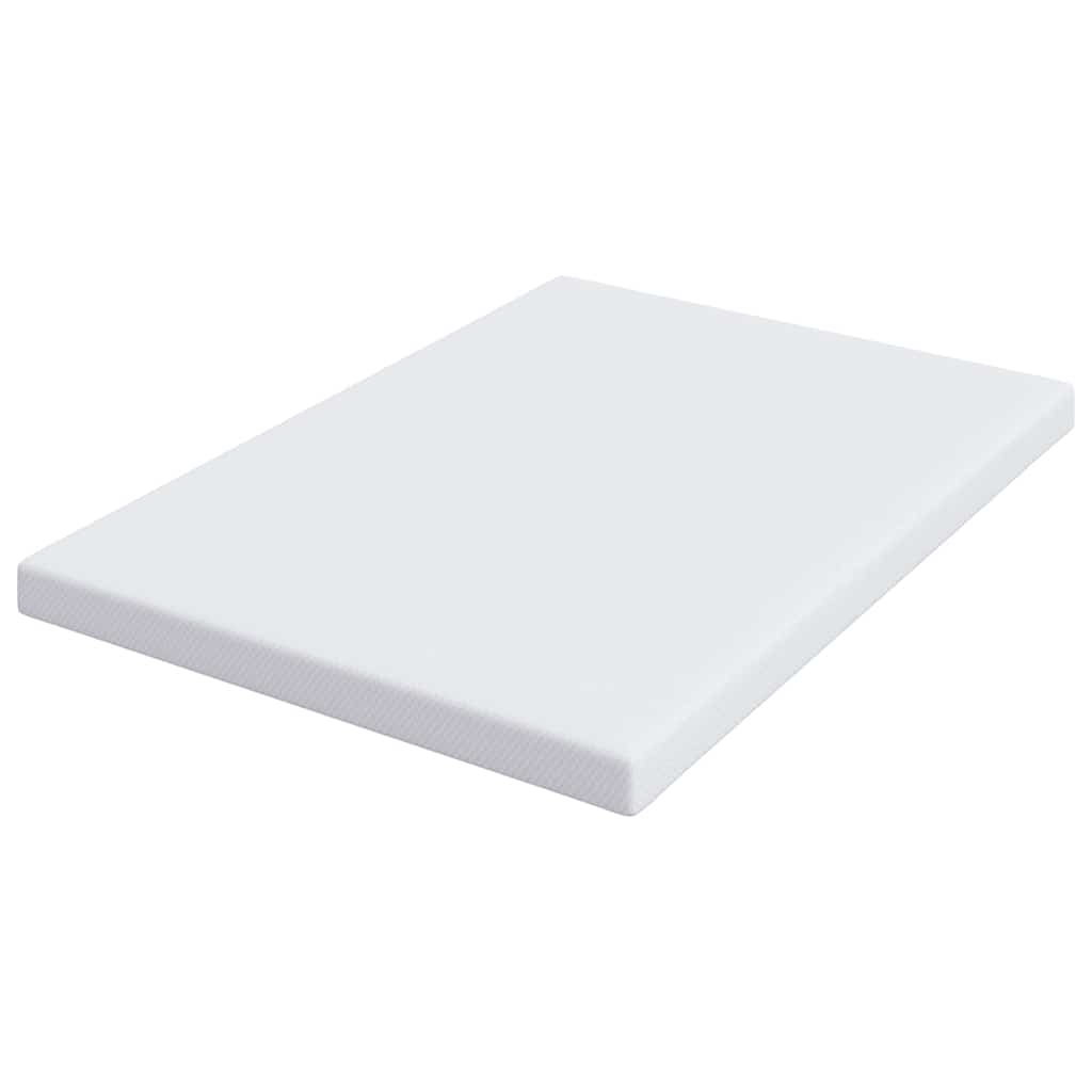 Topper in schiuma memory 160 x 200 cm Thick Morbido Bianco