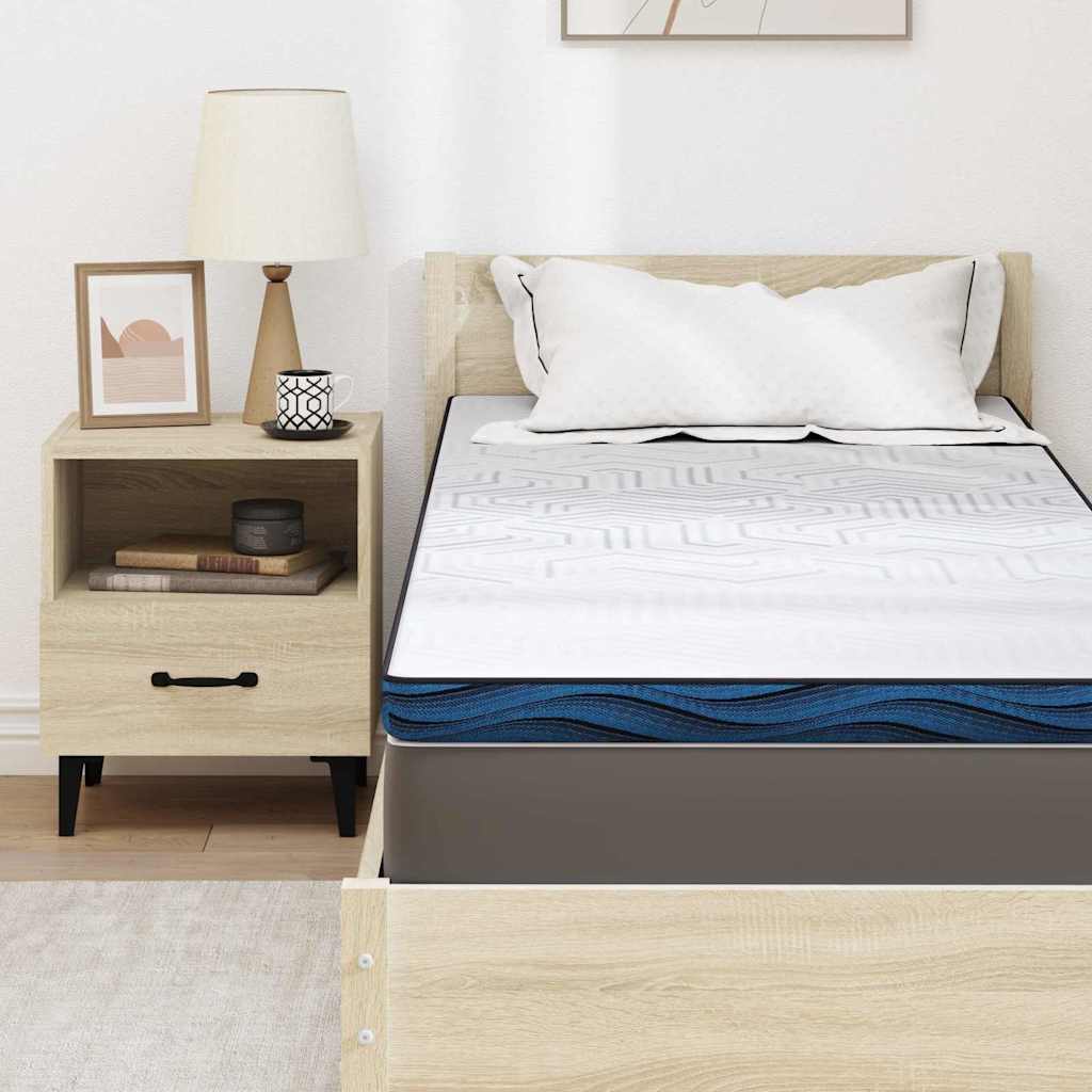 Topper per materasso 70 x 200 cm Spessore Tessuto Jacquard