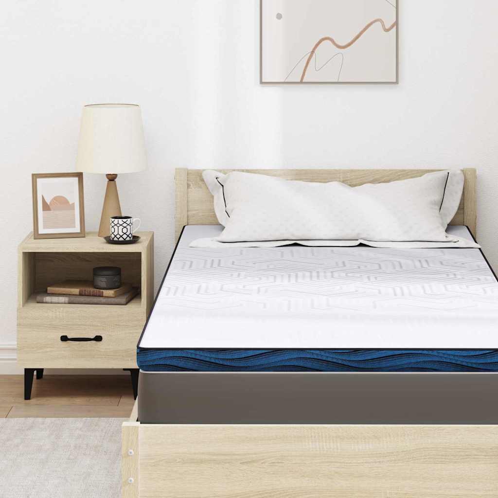 Topper per materasso 100 x 200 cm Spessore Tessuto Jacquard