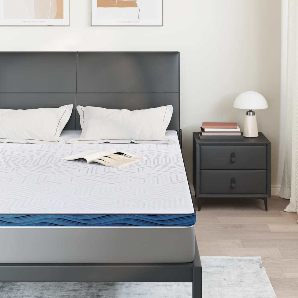 Topper per materasso 160 x 200 cm Spessore Tessuto Jacquard