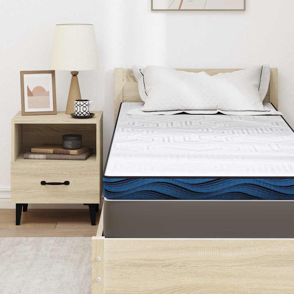 Topper per materasso 80 x 200 cm Spessore Tessuto Jacquard