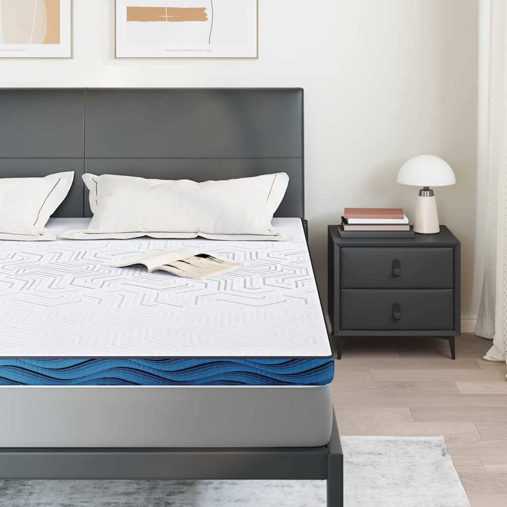 Topper per materasso 200 x 200 cm Spessore Tessuto Jacquard