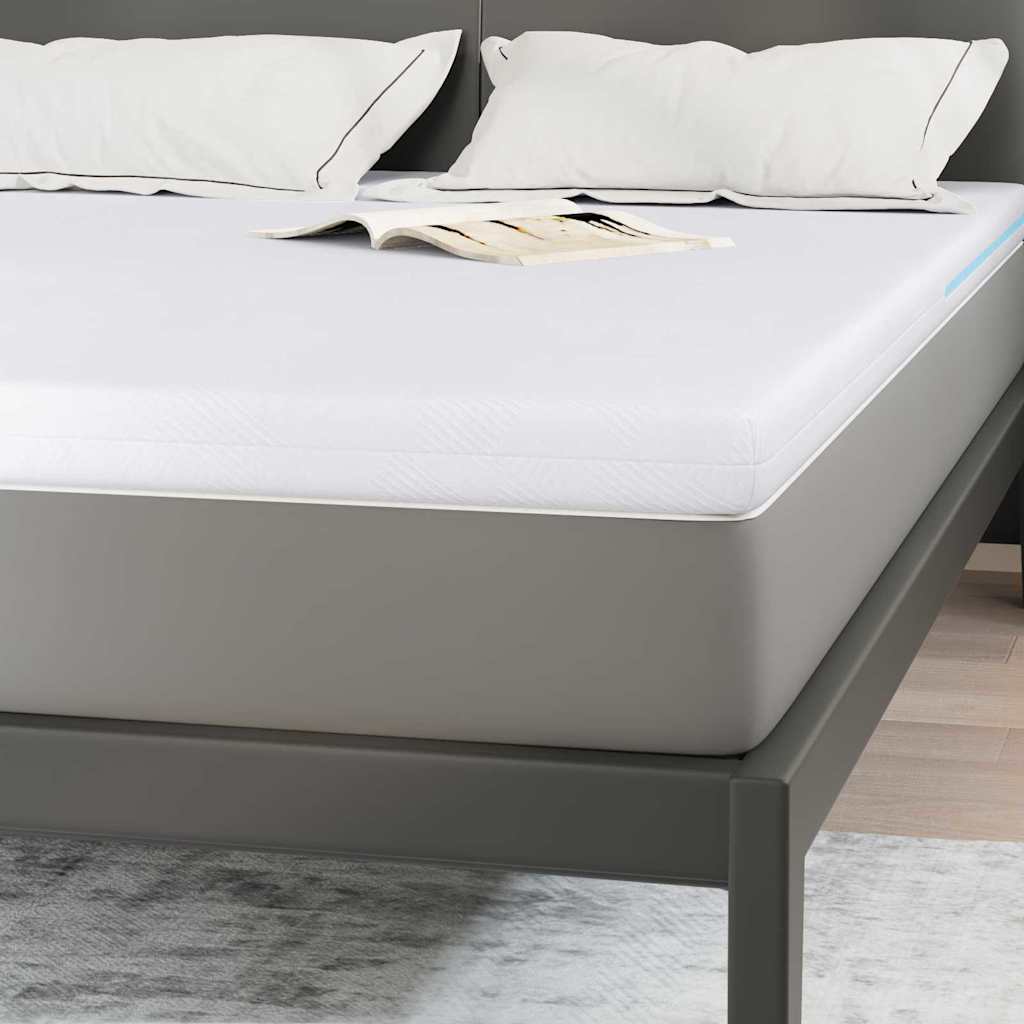 Topper per materasso 140 x 190 cm Spessore Tessuto Jacquard