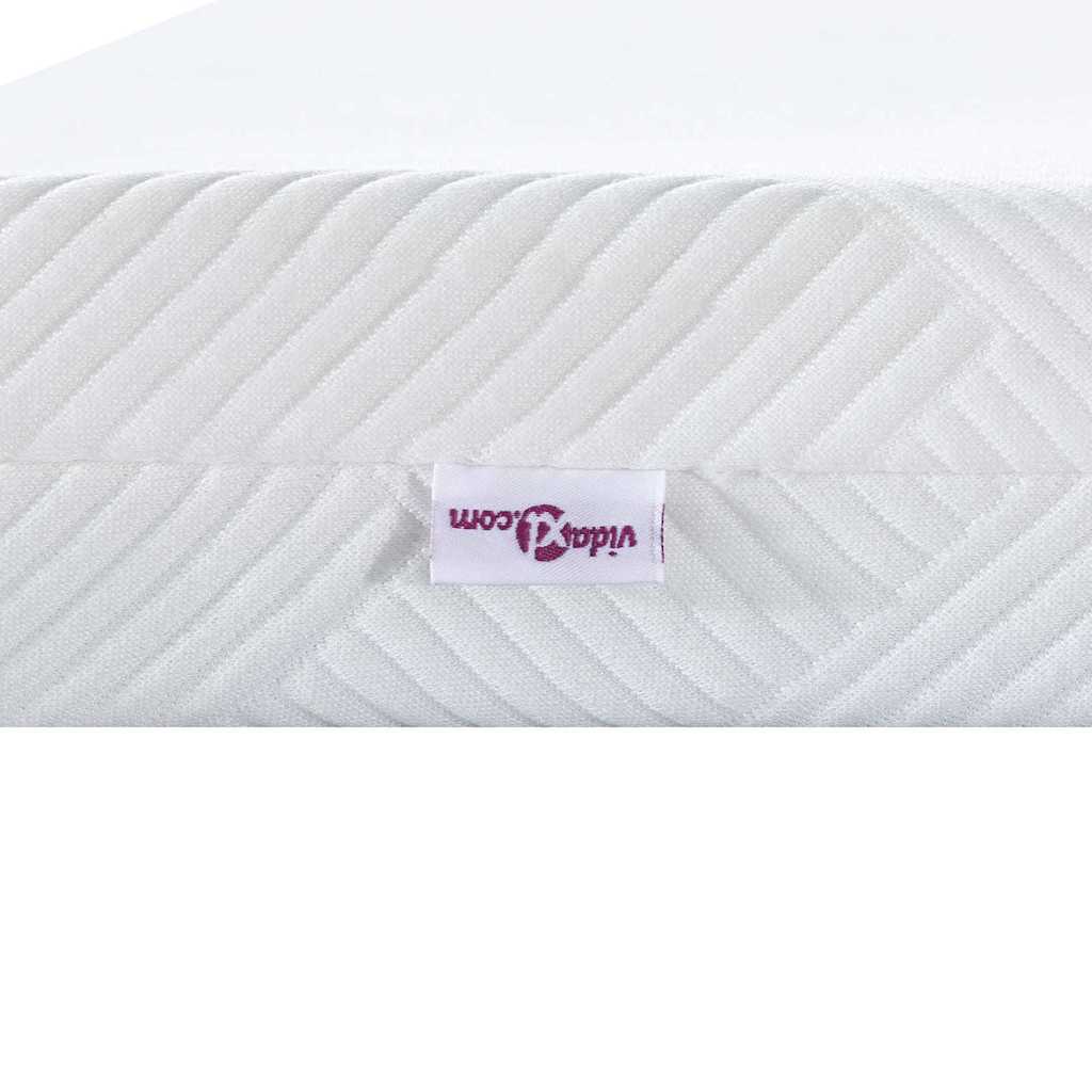 Topper per materasso 140 x 190 cm Spessore Tessuto Jacquard
