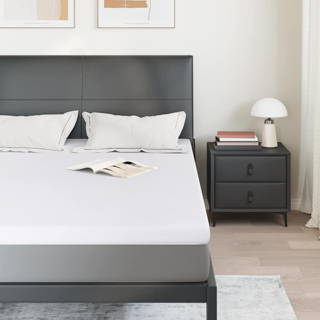 Topper per materasso 160 x 200 cm Spessore Tessuto Jacquard