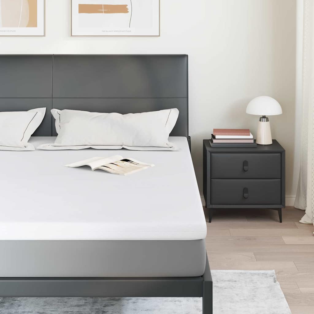 Topper per materasso 200 x 200 cm Spessore Tessuto Jacquard