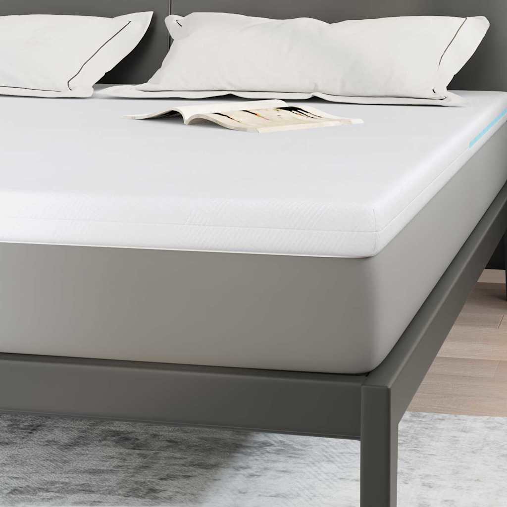 Topper per materasso 200 x 200 cm Spessore Tessuto Jacquard