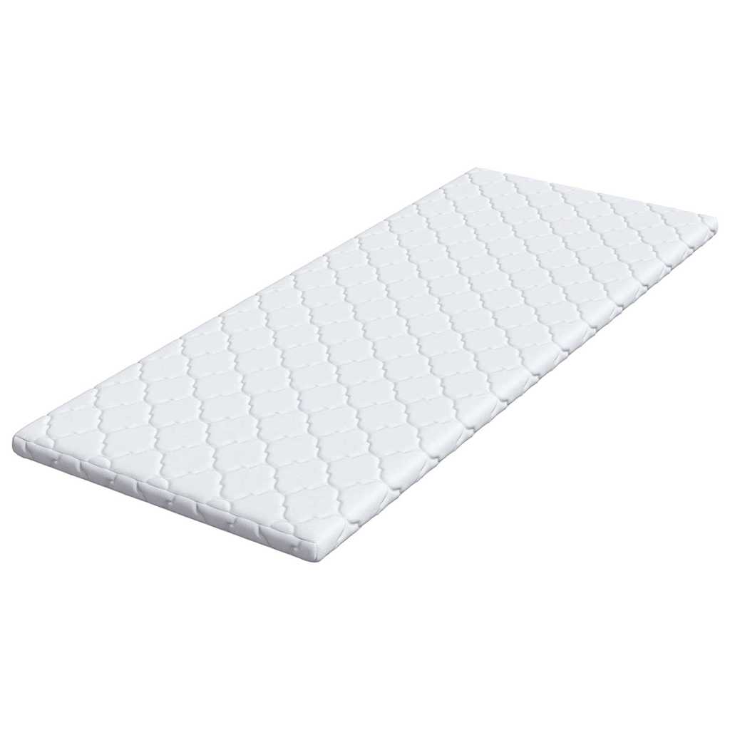 Topper al cocco Bianco 80 x 200 cm Tessuto Jacquard