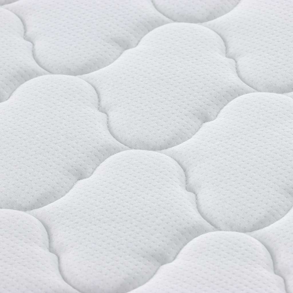 Topper al cocco Bianco 140 x 200 cm Tessuto Jacquard