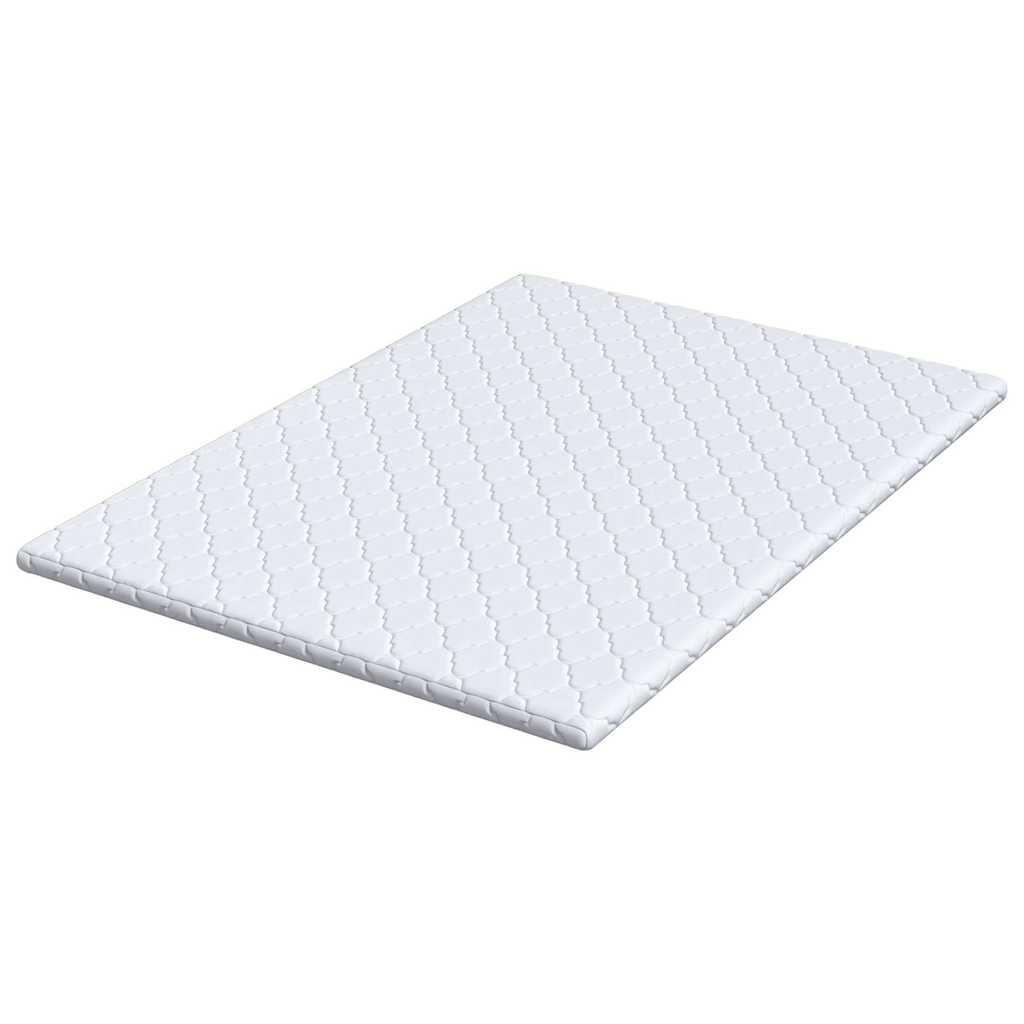 Topper al cocco Bianco 140 x 200 cm Tessuto Jacquard