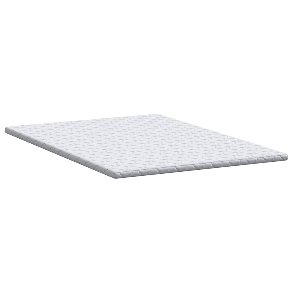 Topper al cocco Bianco 140 x 200 cm Tessuto Jacquard