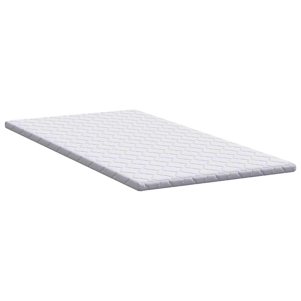 Topper al cocco Bianco 160 x 200 cm Tessuto Jacquard
