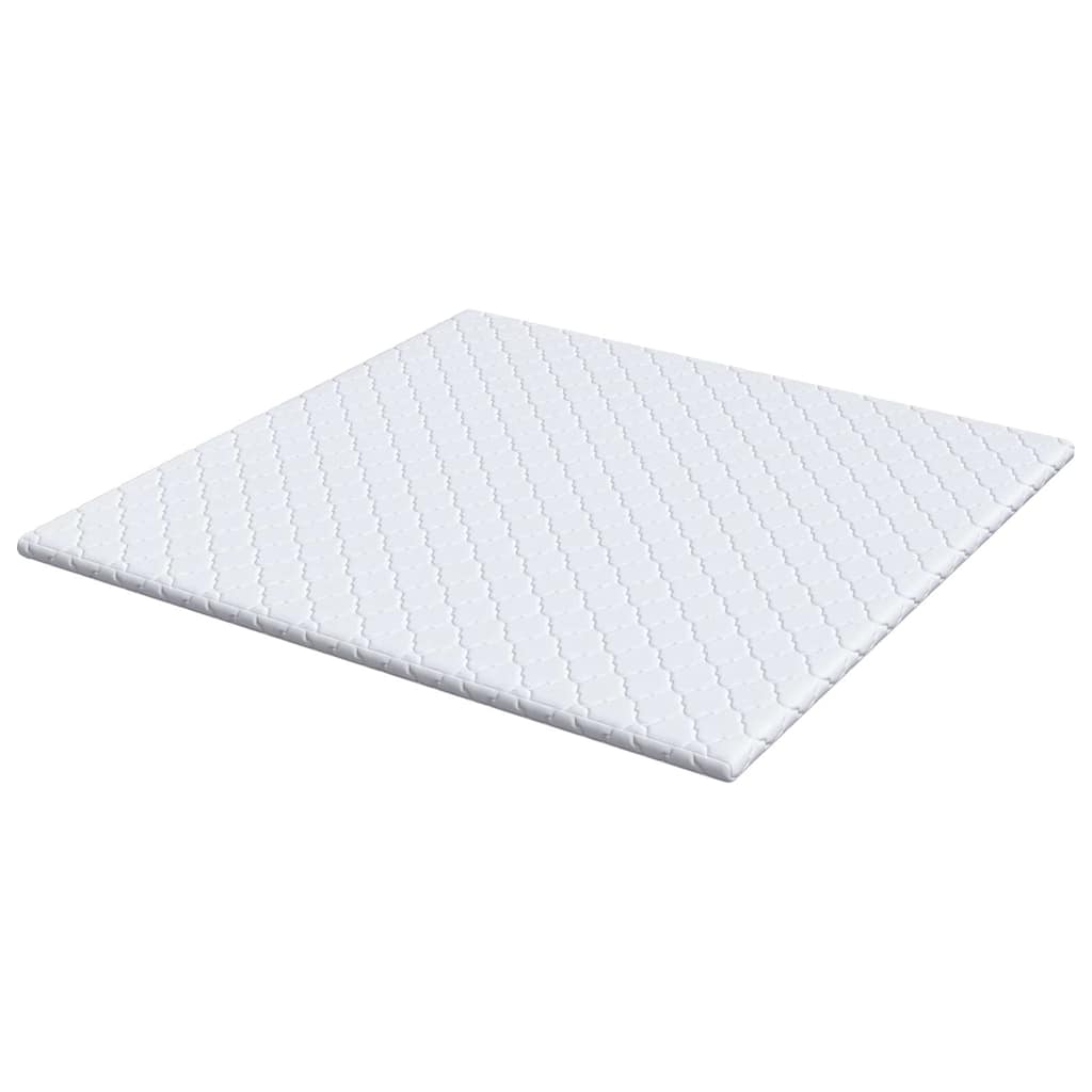 Topper al cocco Bianco 180 x 200 cm Tessuto Jacquard