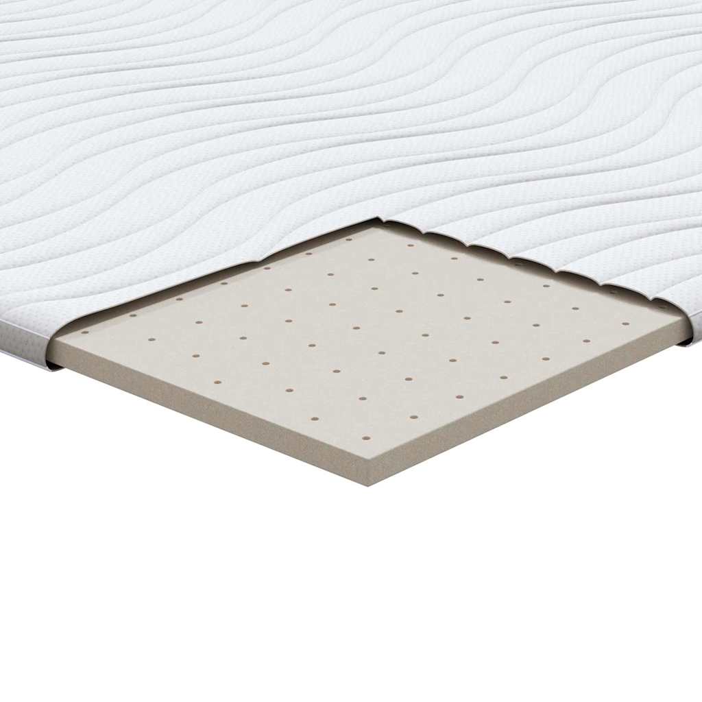 Topper per materasso 100 x 200 cm Spessore Tessuto a maglia